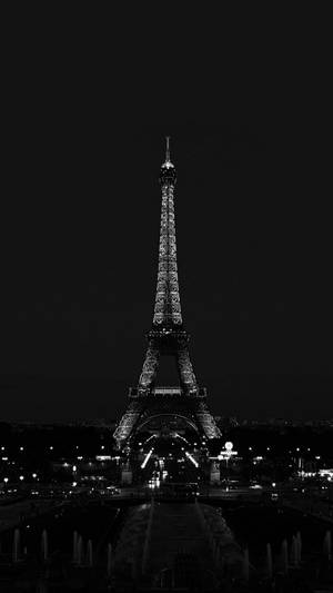 Dark Girly Eiffel Tower Background Wallpaper