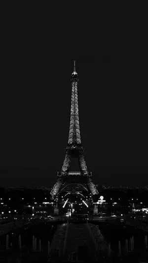 Dark Girly Eiffel Tower Background Wallpaper
