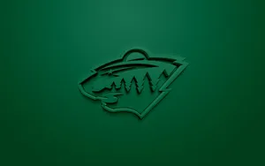 Dark Green Minnesota Wild Logo Wallpaper