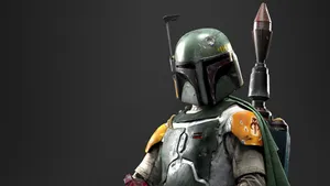 Dark Grey Boba Fett Wallpaper