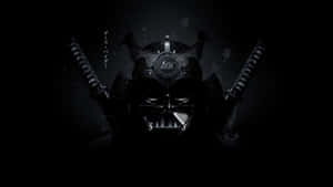 Dark Japanese Mask Of The Samurai Darth Vader Wallpaper