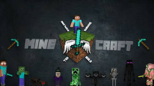 Dark Minecraft Herobrine Fanart Poster Wallpaper