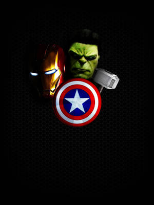 Dark Minimalist Avengers Iphone Wallpaper