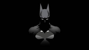 Dark Minimalist Batman Wallpaper