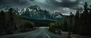 Dark Mountain Road Wallpaper