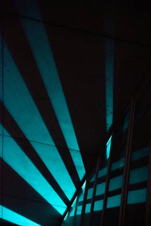 Dark Neon Iphone Tunnel Lights Wallpaper