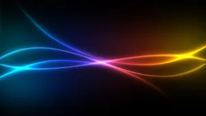 Dark Neon Rainbow Wallpaper