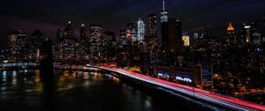 Dark New York City Background Wallpaper