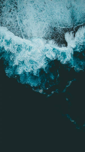 Dark Ocean Waves Cool Android Wallpaper