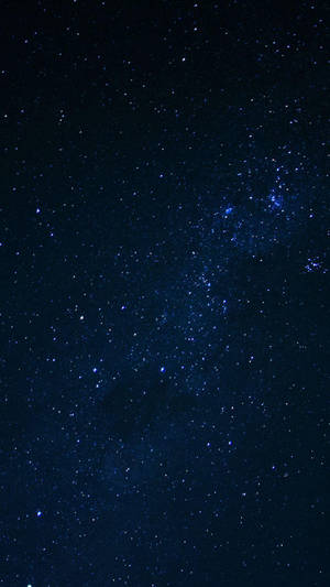 Dark Phone Night Sky With Stars Wallpaper