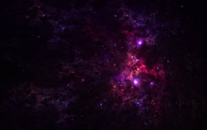 Dark Pink Galaxy Wallpaper