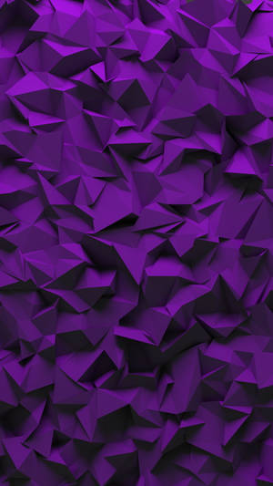 Dark Purple Geometric Surface Wallpaper
