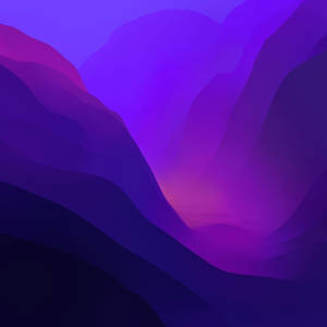 Dark Purple Terrains Macos Monterey Wallpaper