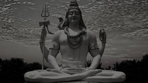 Dark Shiva Hindu Meditating Wallpaper