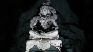 Dark Shiva Marble Statue Wallpaper