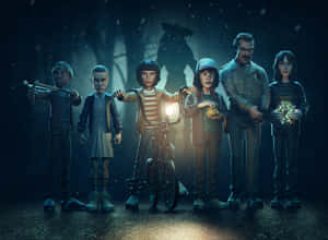 Dark Stranger Things Art Wallpaper