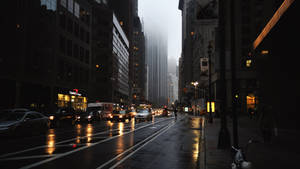 Dark Street New York Computer Wallpaper