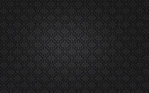 Dark Victorian Damask Black Pattern Wallpaper