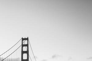Dark White Hd Golden Gate Bridge Wallpaper