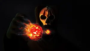 Darth Nihilus Flaming Orb Wallpaper