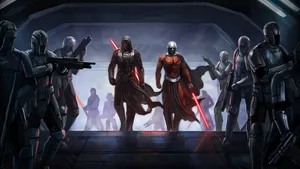 Darth Revan 4k Companion Knights Wallpaper
