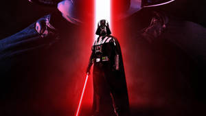 Darth Vader 4k Red Light Background Wallpaper