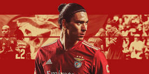 Darwin Núñez Benfica Red Backgorund Wallpaper