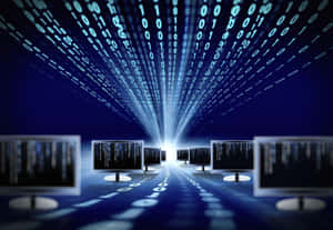 Data Stream Network Servers Wallpaper