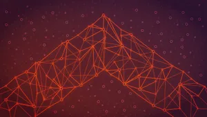 Data Symmetrical Connected Lines Wallpaper