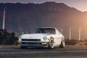 Datsun 1200 Classic Car Wallpaper