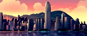 Dave2d Hongkong Skyline Wallpaper