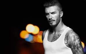 David Beckham Bokeh Effects Wallpaper