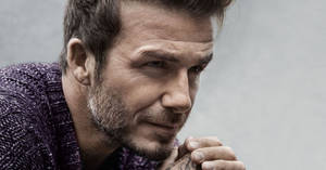 David Beckham With Beard Wallpaper