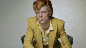 David Bowie Yellow Suit Wallpaper