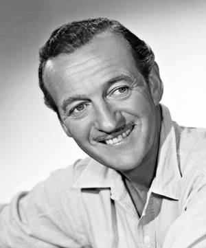 David Niven Smiling British Actor Wallpaper