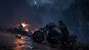 Days Gone Deacon Riding Motorcycle Wallpaper