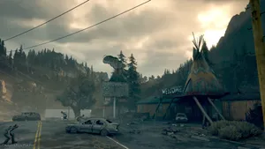 Days Gone Zombies In Motel Wallpaper