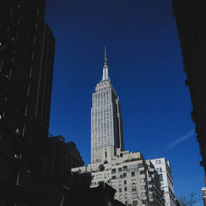 Daytime View Of Empire State Building Wallpaper