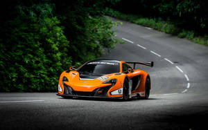 Dazzling Mclaren Gt3 - The Epitome Of Really Cool Cars Wallpaper
