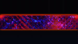 Dazzling Red And Blue Youtube Banner Wallpaper