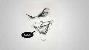 Dc Comics Joker Pencil Art Wallpaper