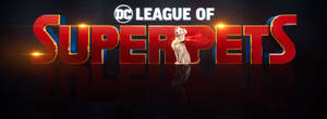 Dc League Of Super Pets Logo Featuring Krypto Wallpaper