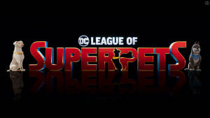 Dc League Of Super Pets Logo With Ace Wallpaper