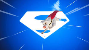 Dc League Of Super Pets Superman Logo Wallpaper