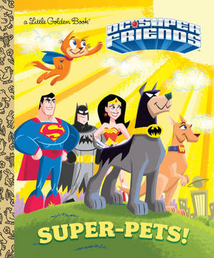 Dc League Of Super Pets Yellow Poster Wallpaper