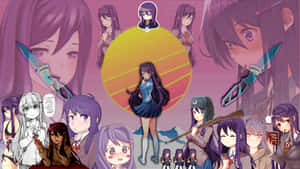 Ddlc Aesthetic Ultimate Yuri Hd Wallpaper