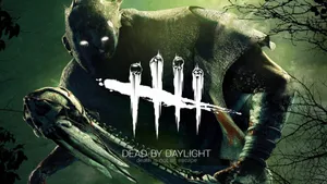 Dead By Daylight Logo On Wraith Wallpaper