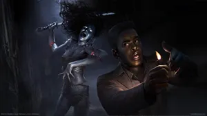 Dead By Daylight The Spirit Chasing Man Wallpaper