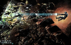 Dead Space Battle In Titan Wallpaper