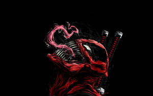Deadpool As Venompool Wallpaper